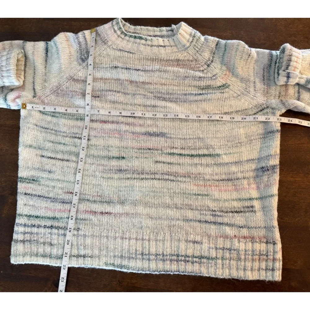 Old Navy Women Multicolor Striped‎ Raglan Sleeve Crewneck Sweater Size M